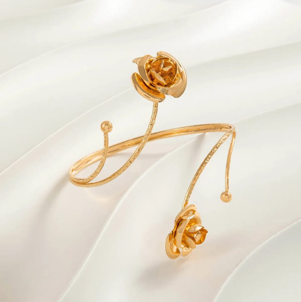 Rose Armcuff & Zig zag armcuff