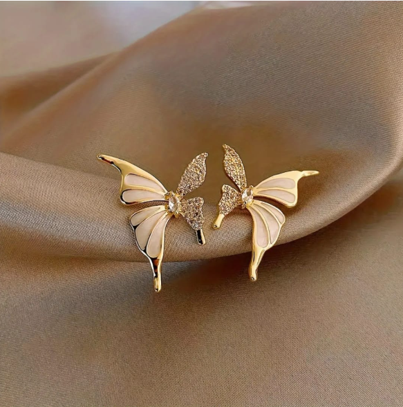 White stone korean butterfly